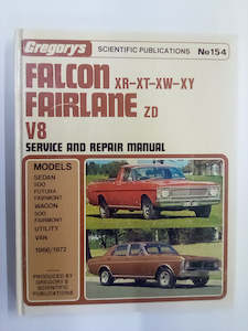 Ford Falcon XR-XT-XW-XY & Fairlane ZD V8 Models Repair Manual