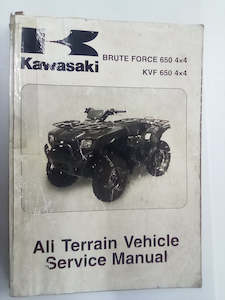 Kawasaki Brute Force 650 & KVF 650 Factory Service Manual (2007)