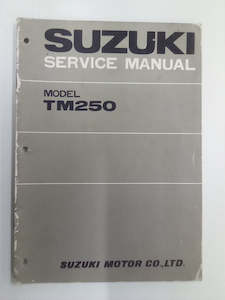 Suzuki TM 250 Factory Service Manual (Published April 1972)