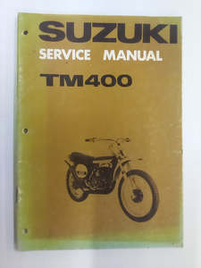 Workshop Manuals: Suzuki TM 400 Factory Service Manual (Published April 1971)