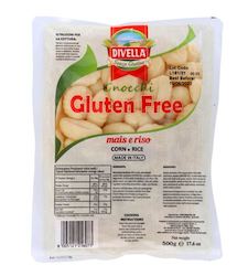 Oils Vinegars: Divella Gnocchi Gluten Free (24) 500gm