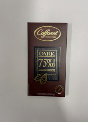 Confectionery: 75% EXTRA DARK BAR CHOCOLATE 80G (16)
