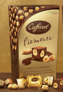 Confectionery: Caffarel Hazelnut Piemonte Creations cornet 150gm
