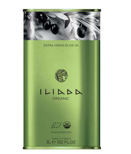 Oils Vinegars Mustards: Iliada organic extra virgin Kalamata olive oil 3 Lt