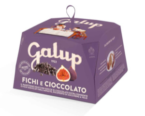 Panettone: Galup Traditional Figs & extra dark chocolate panettone 750g Available in 2 weeks