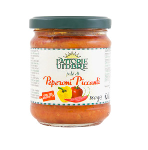 Pesto Pastes: Fattorie Umbre ORGANIC Spicy Pepper  Bruschetta 180g