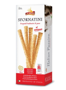 Biscuits Snacks Crackers Desserts: La Mole Sesame grissini 120g