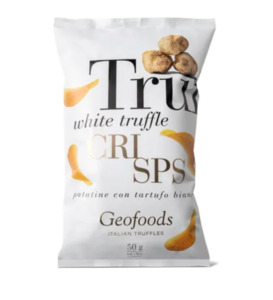 Biscuits Snacks Crackers Desserts: GEO foods White truffle chips 130G BIG BAG