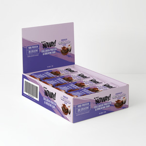 Creatine: NOWAY!® Creatine Collagen Mallow Bar Box of 12 - Chocolate Milkshake