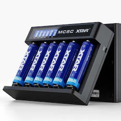Batteries Chargers: XTAR MC6C - 6 Bay Bharger