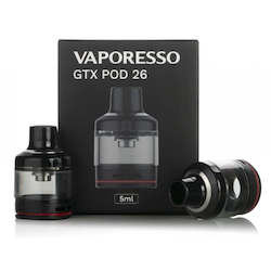 Coils Accessories: Vaporesso GTX POD 26 (GO 80 Pod) 2pack Replacement Pods