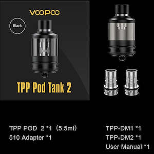 Tanks/ RTA/ RDA: Voopoo TPP Pod Tank2