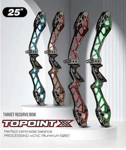 TOPOINT - Recurve Bow X25" and X27" - Riser (顶点 - 弓把)
