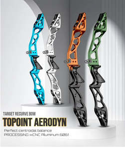 Recurve Bow Risers Limbs: TOPOINT - Recurve Bow AERODYN RISERS 25" - Riser (顶点 - 弓把)