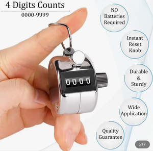 Recurve Bow Other Accessories: 4 Digit Manual Counting Arrow Counter