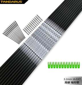PANDARUS - ICE Point XT Arrows 0.001 Straightness Gold Label (Barrel shaped)