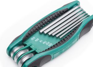 Tools Screws: SATA - 9 Folding Hex Key Set Metric