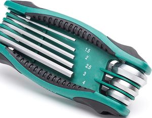 SATA - 8 Folding Hex Key Set Imperial