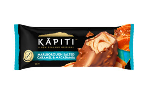 Ice Cream: TipTop - Kapiti Marlborough Salted Caramel & Macadamia