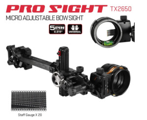 Topoint: TOPOINT - Micro Adjustable Bow Sight TX2650
