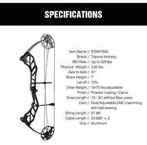 Compound Bow: TOPOINT - Starting 31 Target Compound Bow