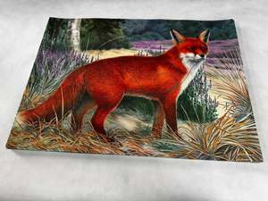 Animal target face (Non-woven fabric & Kraft paper) - Fox