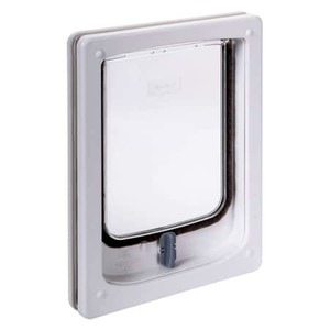 Small Standard Doors: Dogwalk small dog door for thin door or wall