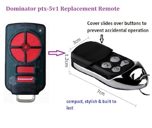 Products: Dominator ptx-5v1 Garage Door Remote