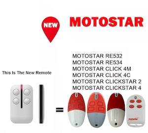 Products: Motostar Clikstar Gate Remote - Motostar Gate Remotes