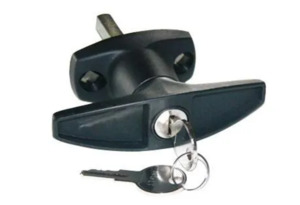 Products: Black Plastic Tilt Garage Door Handle-Front Fix - Tilt Garage Door Parts & Handles