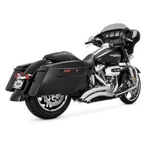 V26073 BIG RADIUS CHROME EXHAUST SYSTEM FOR M8 TOURING 17-20
