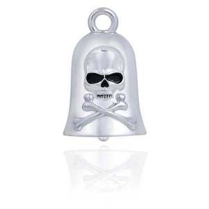 Harley Ride Bells 1: srb0026 RIDE BELL  SKULL  AND CROSSBONES srb0026