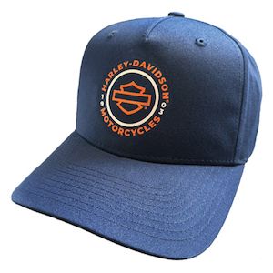 Mens And Womens Hats And Caps: brvc0135 Harley HD CAP STRIDE NAVY 100% COTTON brvc0135