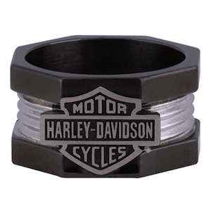 Harley Mens Rings: hsr0075 Harley MOD RING MENS B&AMP;S NUT AND BOLT hsr0075