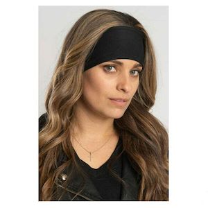 Hairglove: hg58001 Harley HAIR GLOVE  SOLID BLACK EZ BANDZ THIN hg58001