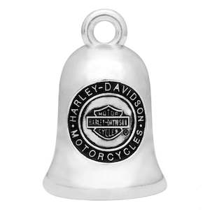 Harley Ride Bells 1: hrb048 RIDE BELL  BAR AND SHIELD  CIRCLE HRB048