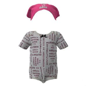 s2504125-6 Harley KIDS NB GIRLS KNIT CREEPER W DOO RAG  6/9MTHS s2504125-6 s2504125-6