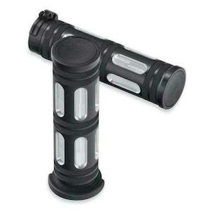H D Grips: 56100083 Harley Edge Cut Hand Grips - 56100083