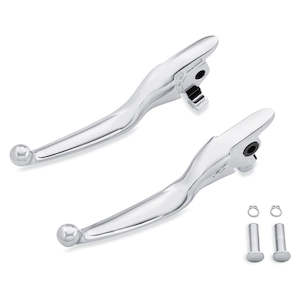 H D Handlebars Levers Controls: 41700422a Harley Chrome Hand Control Lever Kit 41700422A