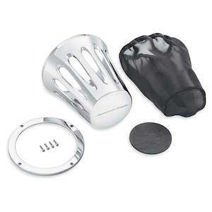 H D Air Filters: 28740-10a Harley Screamin' Eagle Teardrop Heavy Breather Filter Cover 28740-10A