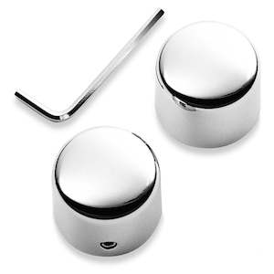 Axle Covers: 44117-07a Harley Front Axle Nut Covers 44117-07A