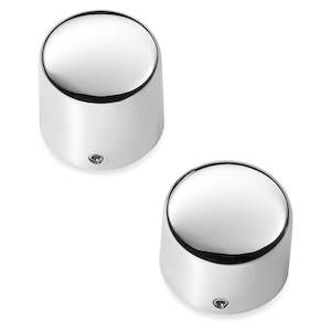 Axle Covers: 41705-09 Harley Rear Axle Nut Covers 41705-09