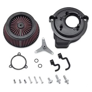 H D Air Filters: 29400357 Harley Screamin' Eagle Round Extreme-Flow Air Cleaner - Center Bolt 29400357