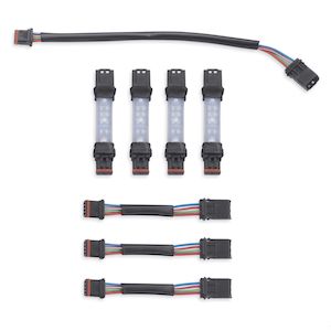 68000214 Harley Spectra Glo LED Light Pod 4-Lamp Expansion Kit 68000214