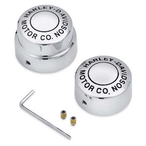 Axle Covers: 41704-09 Harley Harley-Davidson Motor Co. Rear Axle Nut Covers 41704-09