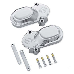 Axle Covers: 46399-05a Harley Bar and ; Shield Rear Axle Cover Kit 46399-05A