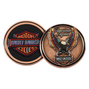 Harley Davidson Pins: sa8017897 Harley HD COIN TIMELESS EAGLE 1.75`` sa8017897 sa8017897