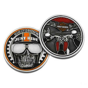 sa8003371 Harley HD COIN JUST RIDE 1.75`` sa8003371 sa8003371