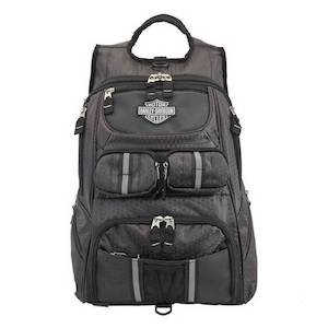 ath99313 Harley Harley-Davidson Tough Terrain Backpack w/ Helmet Holder - Honeyc&hellip;