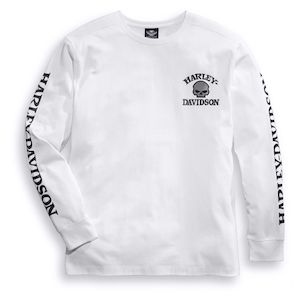 Mens Harley Leisure Wear: Harley TEE-KNITWHITE 99254-25VM